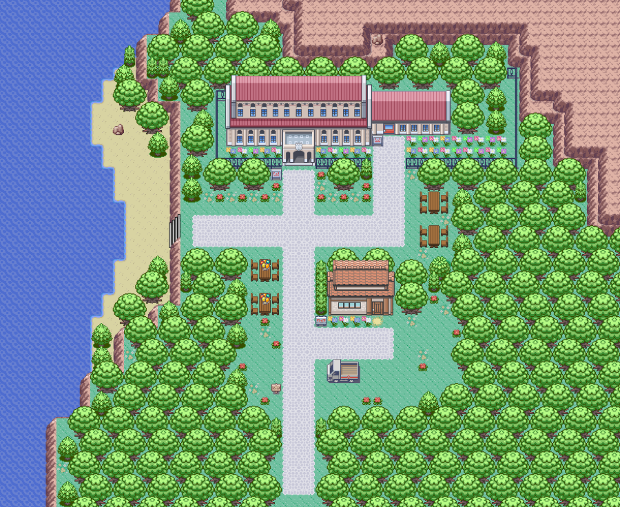 Amberette Town in Pokemon Rejuvenation