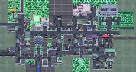 East Gearen City in Pokemon Rejuvenation