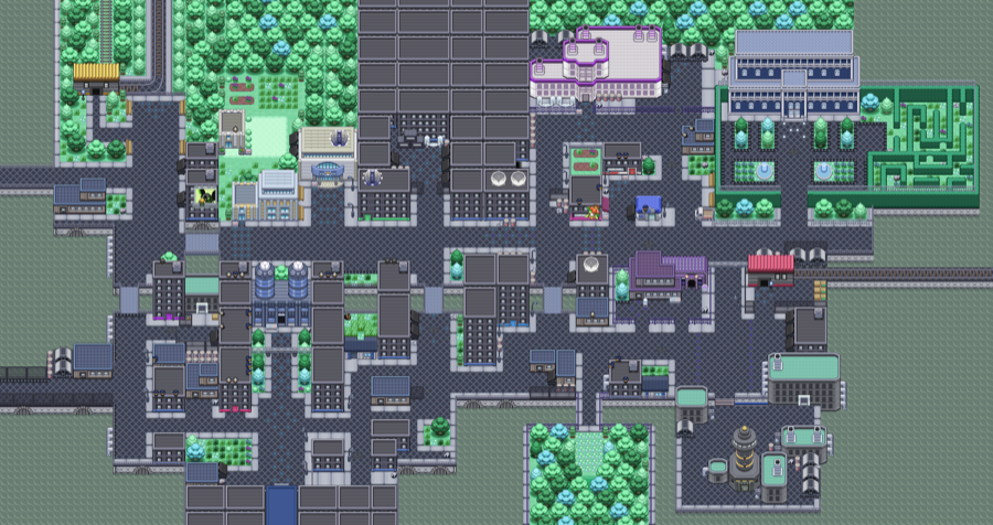 East Gearen City in Pokemon Rejuvenation — the starting city covered in the beginner guides