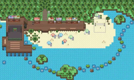 Terajuma Beach in Pokemon Rejuvenation